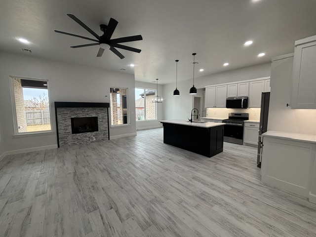 Open Concept Living Area